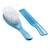 Brosse et peigne Gris charme+Indigo+Prune+Rose bonbon+Turquoise+Vert 15 - vertbaudet enfant 