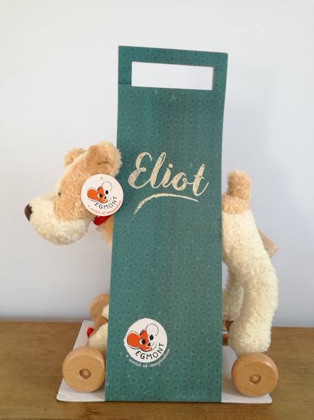 Eliot le chien à tirer Beige 2 - vertbaudet enfant 