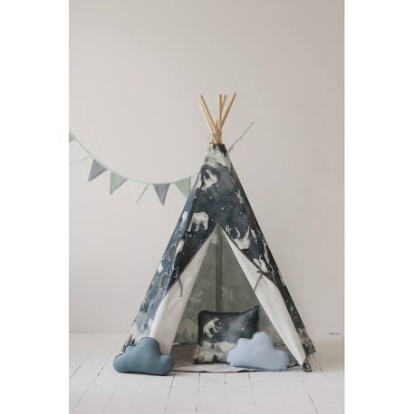 Tente tipi ciel étoilé en coton Bleu 5 - vertbaudet enfant 