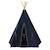 Tente tipi marine lin naturel en coton Bleu 1 - vertbaudet enfant 