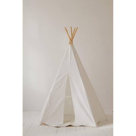 Tente tipi avec tapis en lin Blanc 6 - vertbaudet enfant 