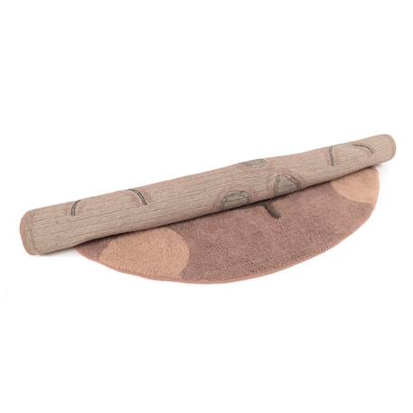 Tapis chambre enfant coton lavable petit léopard little sören Marron 2 - vertbaudet enfant 
