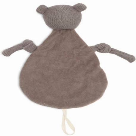 Doudou attache sucette biche Blanc, marron+Marron savanne+Vert tendre 6 - vertbaudet enfant 