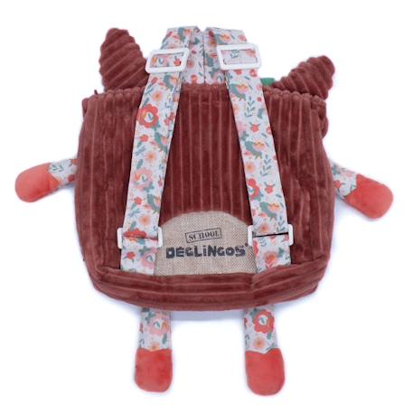 Sac à dos enfant velours Rose 2 - vertbaudet enfant 
