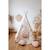 Tente tipi avec tapis flower power en coton Beige 4 - vertbaudet enfant 