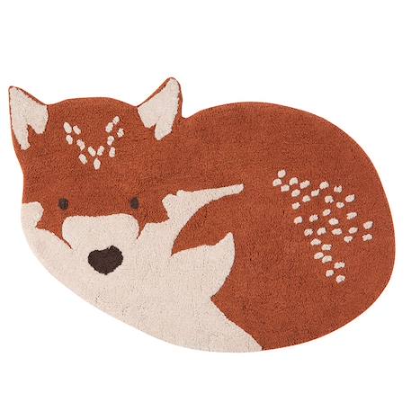 Tapis chambre enfant coton lavable little wolf Multicolore 2 - vertbaudet enfant 