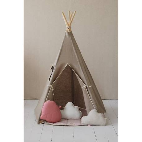 Tente tipi lin naturel en coton Beige 5 - vertbaudet enfant 