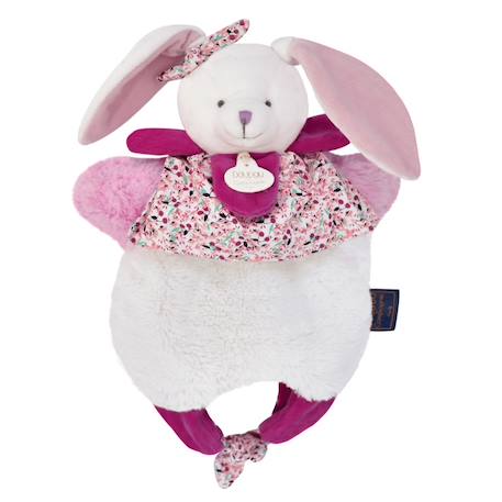 Doudou lapin marionnette Blanc 1 - vertbaudet enfant 