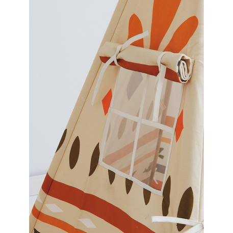 Tente tipi ambiance colorée en coton Beige 2 - vertbaudet enfant 