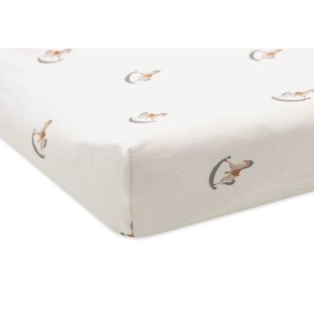 Housse matelas à langer jersey en coton Beige+Beige foncé+Beige jungle+Blanc cassé+Nostalgic ride+Nougat+Nougat miffy+Riverside+Vert d'eau+Vert olive 18 - vertbaudet enfant 