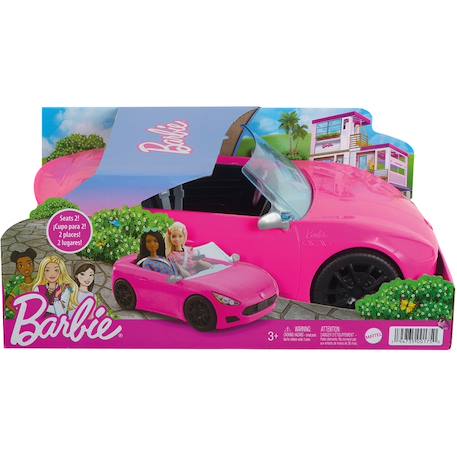 Voiture cabriolet barbie Multicolore 1 - vertbaudet enfant 