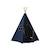 Tente tipi avec tapis marine en lin Bleu 1 - vertbaudet enfant 