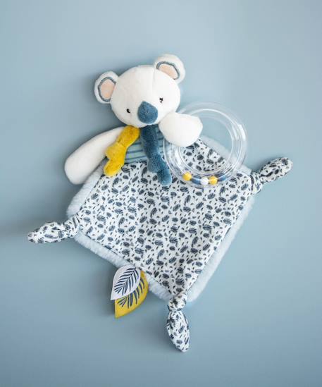 Doudou hochet yoca le koala Bleu 4 - vertbaudet enfant 