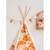 Tente tipi avec tapis picnic aux fleurs en coton Beige 5 - vertbaudet enfant 