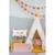 Tente tipi avec tapis forget-me-not en coton Beige 3 - vertbaudet enfant 