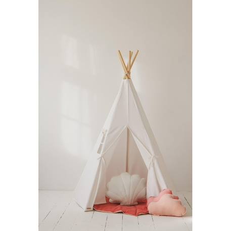 Tente tipihe neige en coton Blanc 6 - vertbaudet enfant 