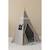 Tente tipi avec guirlande et tapis gold star  en lin Bleu+Gris 10 - vertbaudet enfant 