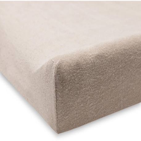 Housse matelas à langer éponge en coton Beige+Blanc+Gris+Marron clair+Noir+Rose sauvage+Vert olive 21 - vertbaudet enfant 