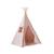 Tente tipi avec tapis et en coton Rose 1 - vertbaudet enfant 