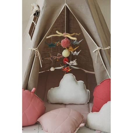 Tente tipi lin naturel en coton Beige 6 - vertbaudet enfant 