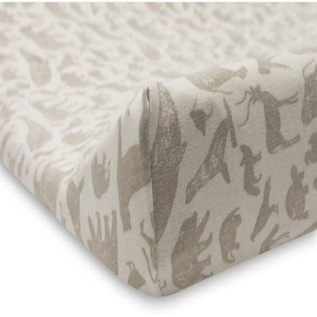 Housse matelas à langer jersey en coton Beige+Beige foncé+Beige jungle+Blanc cassé+Nostalgic ride+Nougat+Nougat miffy+Riverside+Vert d'eau+Vert olive 23 - vertbaudet enfant 
