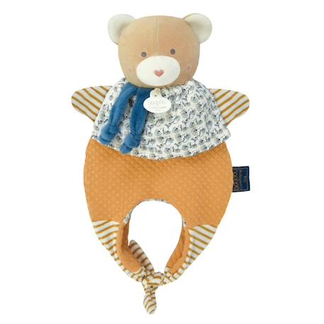 Doudou ours marionnette Beige 1 - vertbaudet enfant 