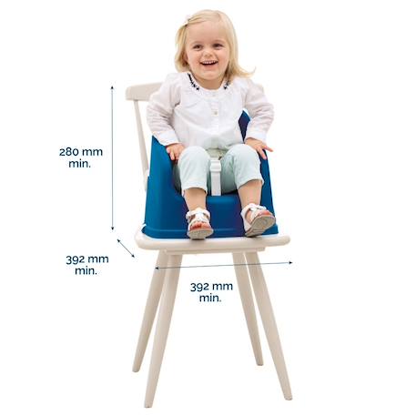 Rehausseur youpla avec tablette Bleu océan+Terracotta+Vert céladon 3 - vertbaudet enfant 
