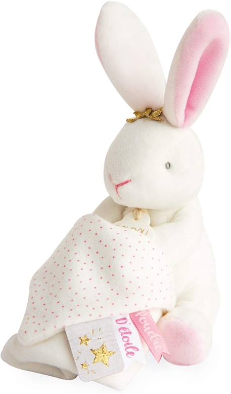 Doudou pantin lapin fleurs Rose 2 - vertbaudet enfant 