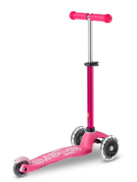 Trottinette 3 roues mini micro deluxe  led Bleu nuit+Rose+Rouge+Vert d'eau+Vert menthe+Violet 9 - vertbaudet enfant 