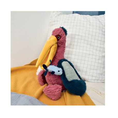 Peluche pélican rose Rose 3 - vertbaudet enfant 