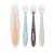 Set 4 cuillères en silicone Gris 4 - vertbaudet enfant 