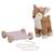 Peluche faon à tirer fairy garden Marron 3 - vertbaudet enfant 