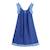 Robe cérémonie fleurie    noeud amovible  anais Bleu foncé 4 - vertbaudet enfant 