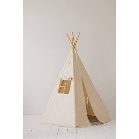 Tente tipi renard en coton Beige+Rose+Rouge 5 - vertbaudet enfant 