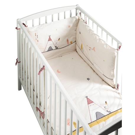 Edredon pour lit en coton - timouki Beige 2 - vertbaudet enfant 