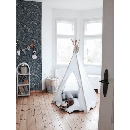 Tente tipi lin naturel en coton Blanc 4 - vertbaudet enfant 