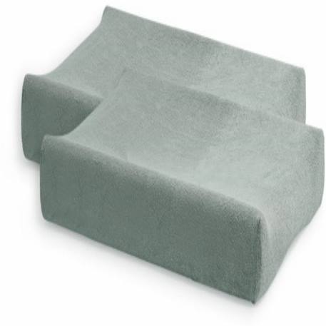 Housse matelas à langer éponge (2 pcs) en coton Biscuit+Caramel & biscuit+Ivoire+Ivoire & nougat+Nougat+Vert olive+Vert poudré 33 - vertbaudet enfant 