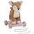 Peluche faon à tirer fairy garden Marron 1 - vertbaudet enfant 