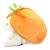 Peluche flipetz lapin carotte Orange+Rouge, vert, noir 3 - vertbaudet enfant 