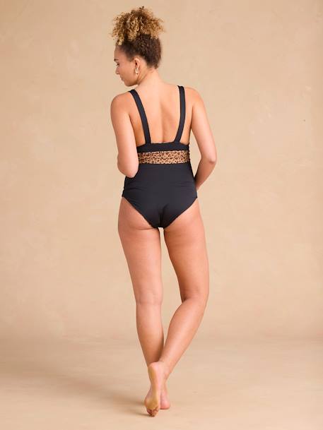 Maillot de bain de grossesse et allaitement réversible léopard beige 4 - vertbaudet enfant 