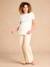 Jean de grossesse large bandeau seamless écru 1 - vertbaudet enfant 
