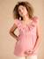 Blouse grossesse en gaze coton col broderie anglaise terracotta 1 - vertbaudet enfant 