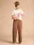 Pantalon de grossesse large en gaze de coton léopard beige 2 - vertbaudet enfant 