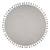 Tapis rond gris argenté avec pompons josephine Gris 1 - vertbaudet enfant 