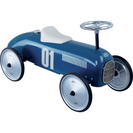 Porteur voiture vintage Bleu+Bleu clair+Bleu nuit+Bleu police+Noir+Orange+Rouge+Rouge et blanc crème+Rouge vif+Vert+Vert sauge+Violet 8 - vertbaudet enfant 