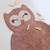Tapis chambre enfant coton lavable petit hibou little pepa Brun rosé 1 - vertbaudet enfant 