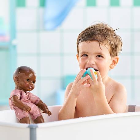 Poupon bébé bain alyzée - canard Multicolore 3 - vertbaudet enfant 