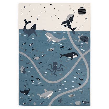 Tapis de jeu enfant indoor & outdoor little deep blue Bleu 2 - vertbaudet enfant 