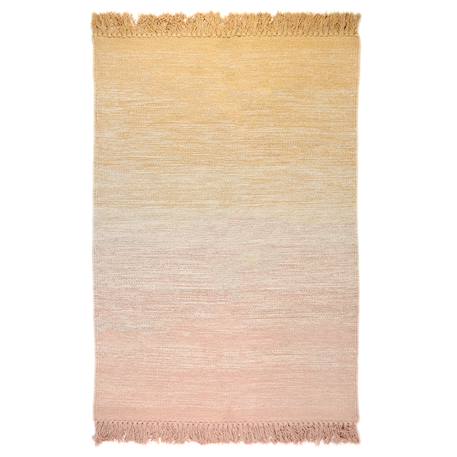 Tapis chambre enfant coton kirthy Bleu+Nude 8 - vertbaudet enfant 
