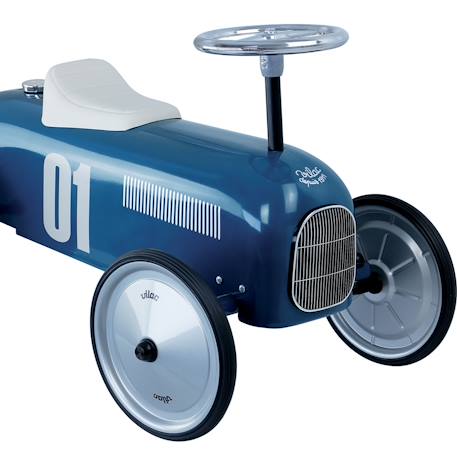 Porteur voiture vintage Bleu+Bleu clair+Bleu nuit+Bleu police+Noir+Orange+Rouge+Rouge et blanc crème+Rouge vif+Vert+Vert sauge+Violet 11 - vertbaudet enfant 